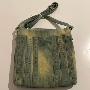 Hip Y2k Denim Rhinestoned Bag